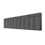 Proslat Fusion Plus 33 ft Garage Cabinet set 10-Pack