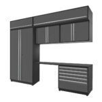 Proslat Fusion Plus 10 ft Garage Cabinet set