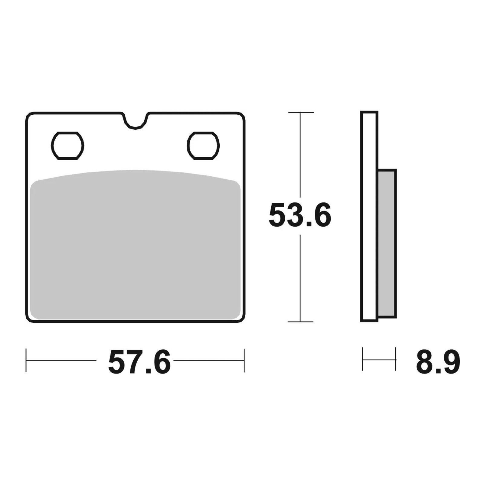 Brembo Prime Brake Pad Sinter Front 07BB21SA - Image 2