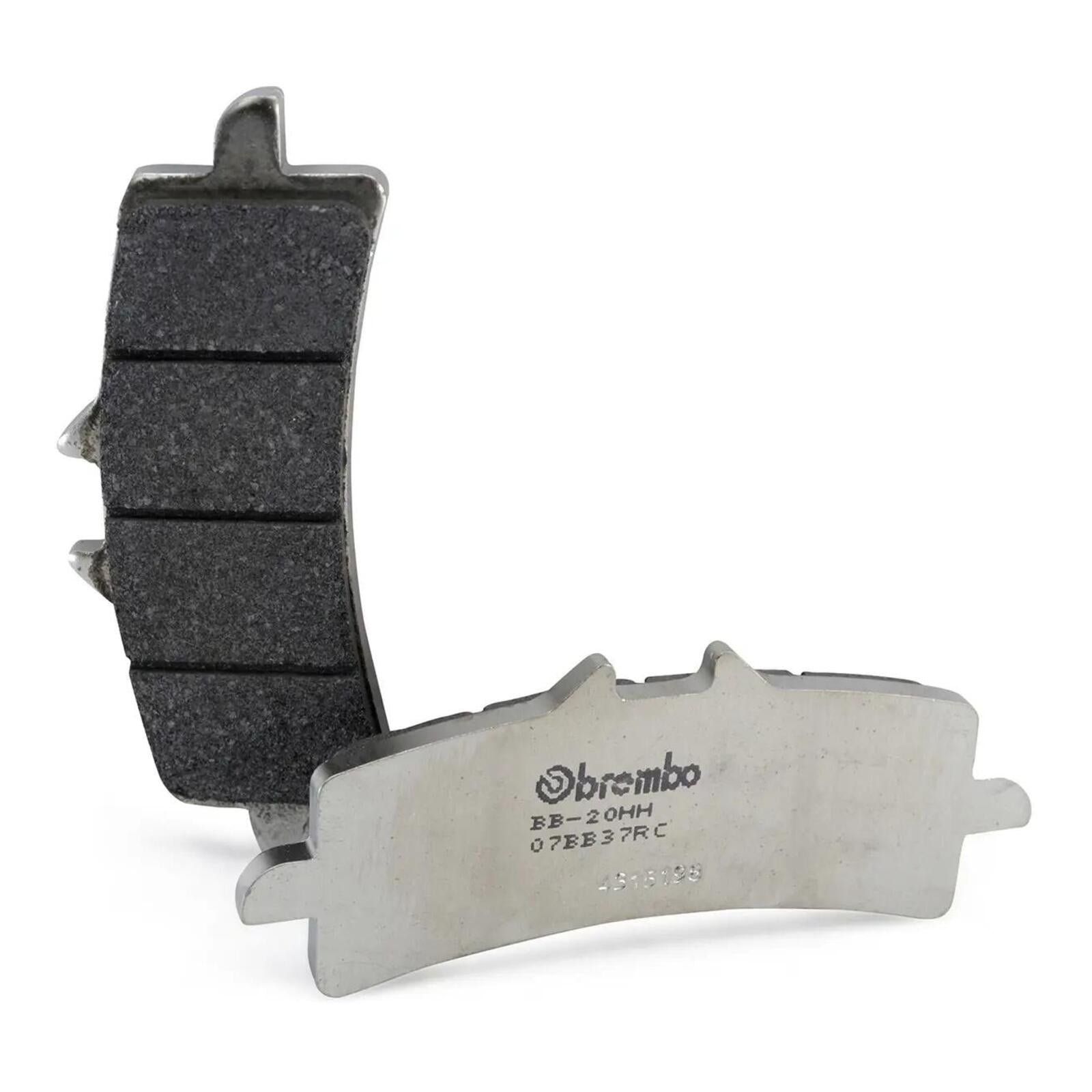 Brembo Upgrade Brake Pad Carbon Ceramic Front 07BB37RC - Image 2