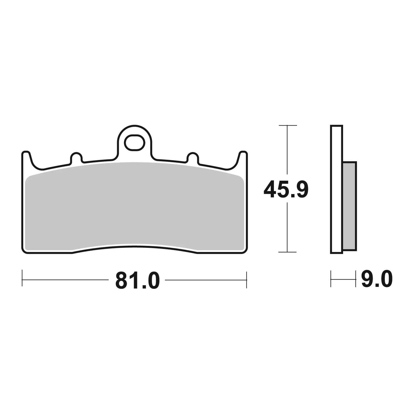 Brembo Prime Brake Pad Sinter Front 07GR62SA - Image 3
