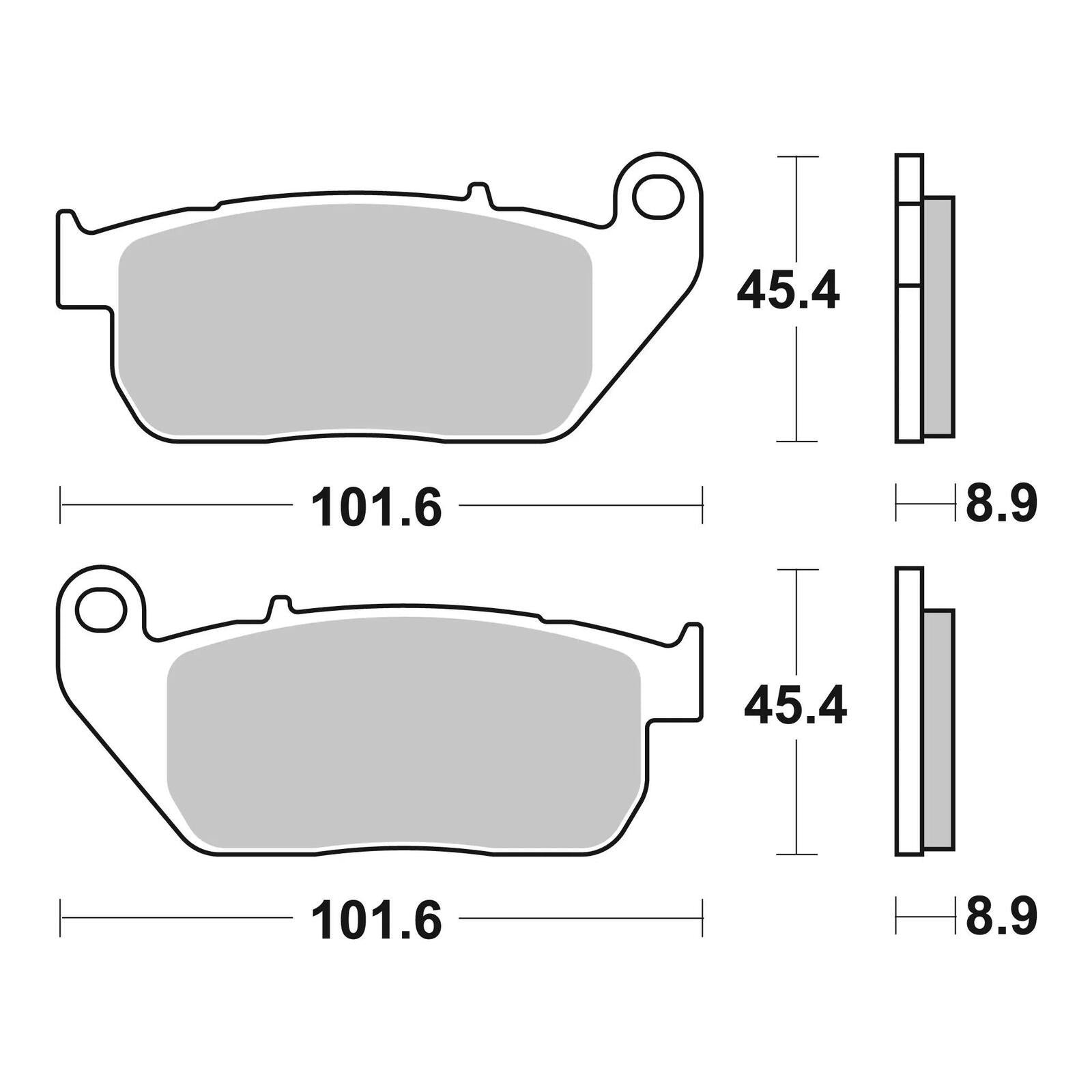 Brembo Prime Brake Pad Sinter Front 07HD13SA - Image 2