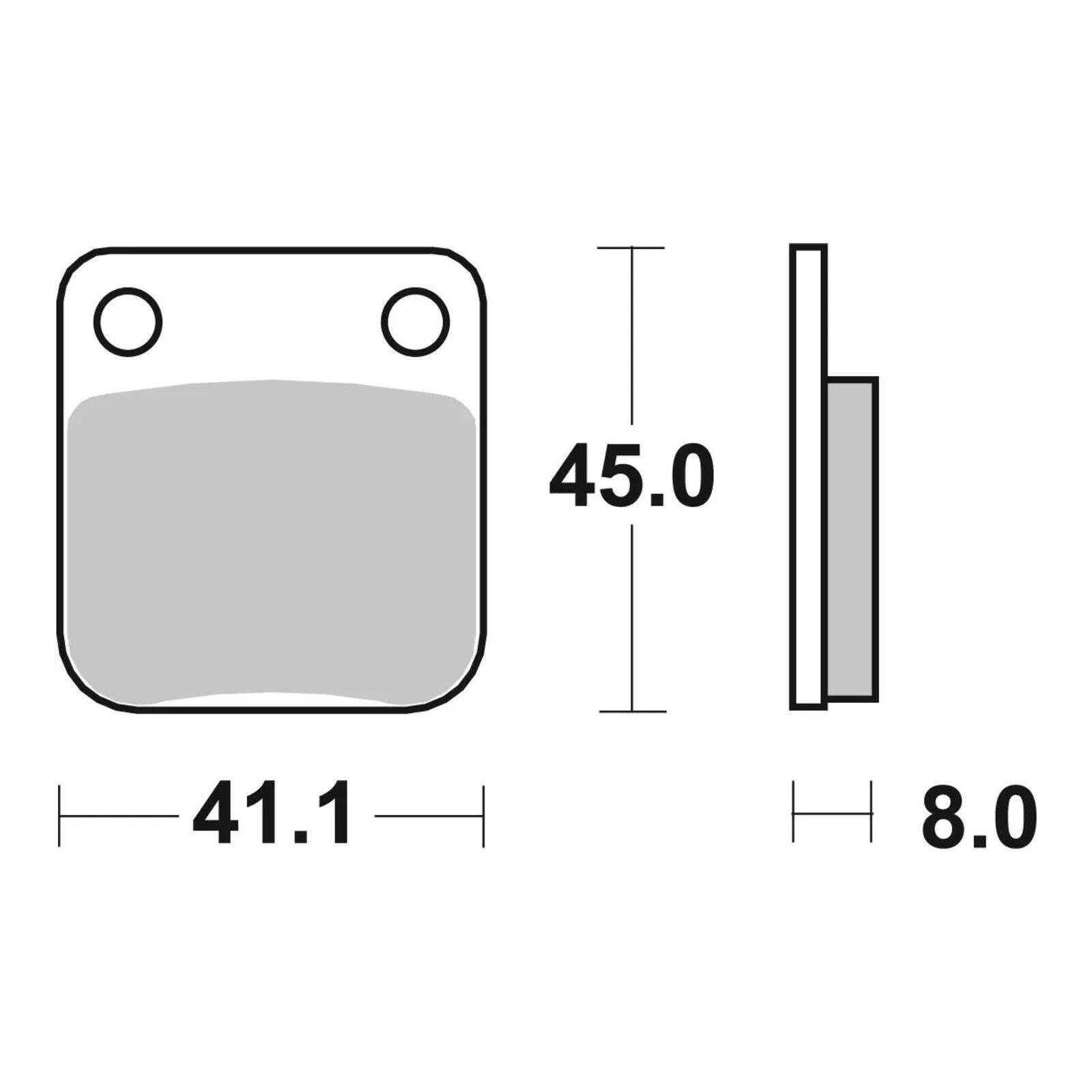 Brembo Prime Brake Pad Sinter Front 07HO09SD - Image 3
