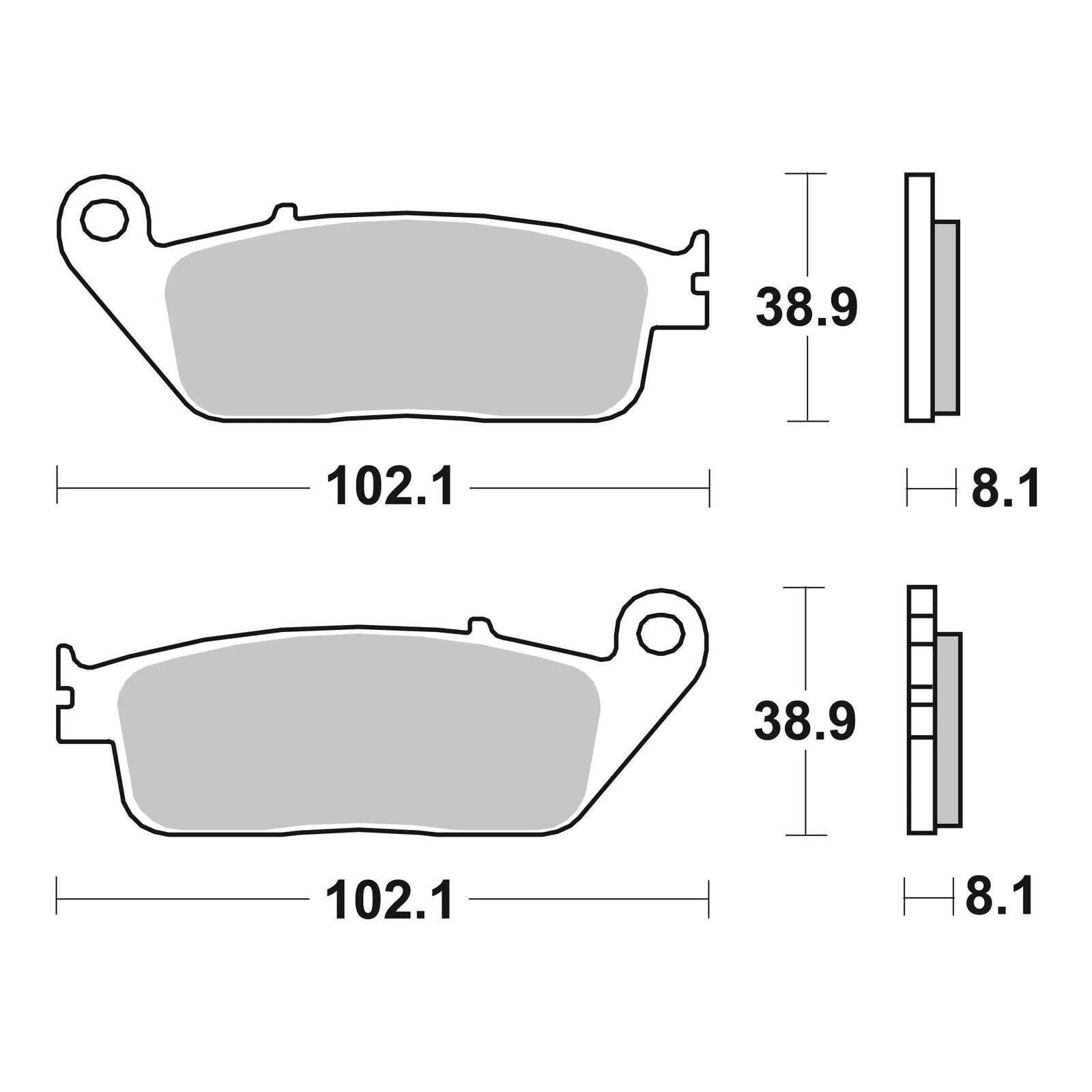 Brembo Prime Brake Pad Sinter Front 07HO30SA - Image 3