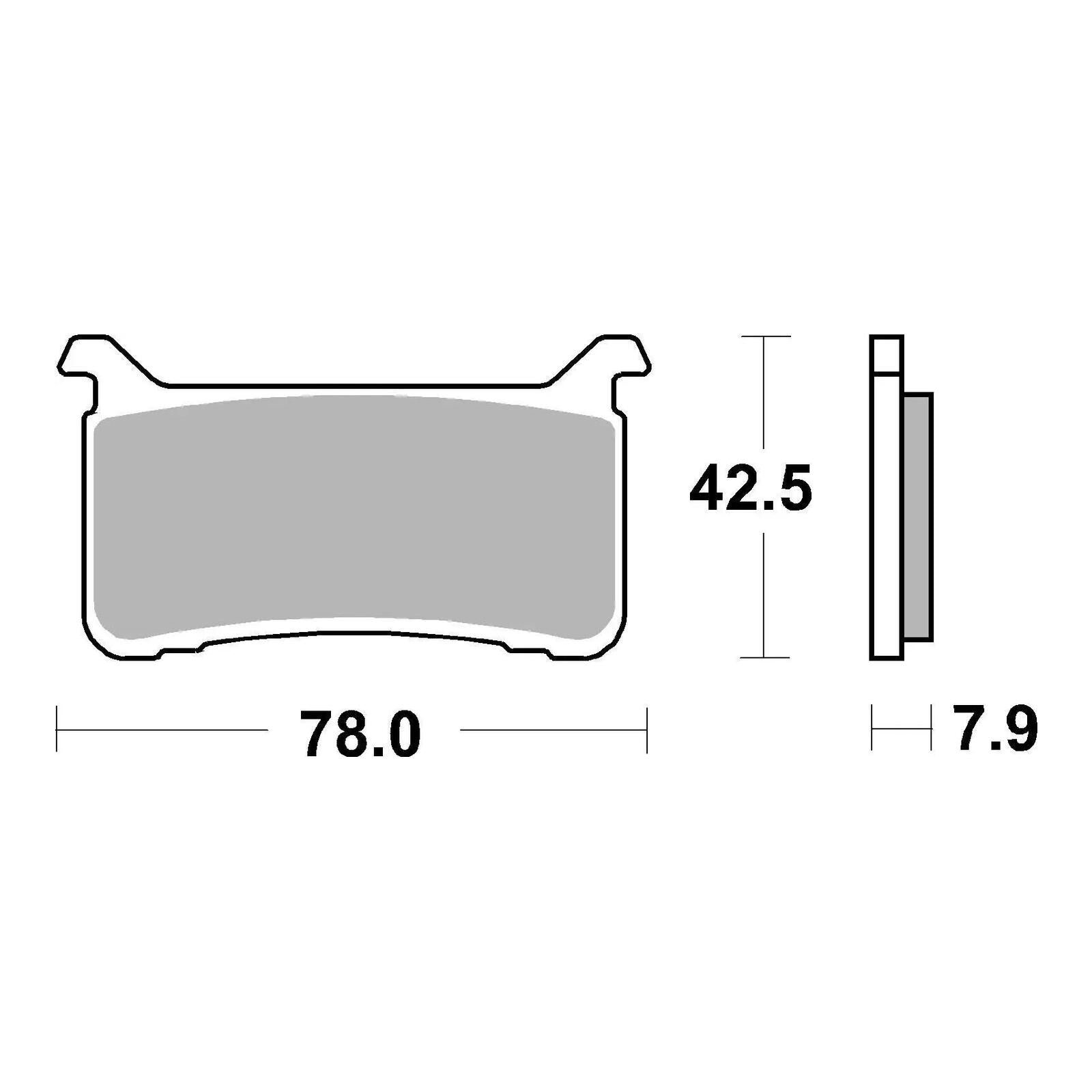 Brembo Prime Brake Pad Sinter Front 07HO63SA - Image 2