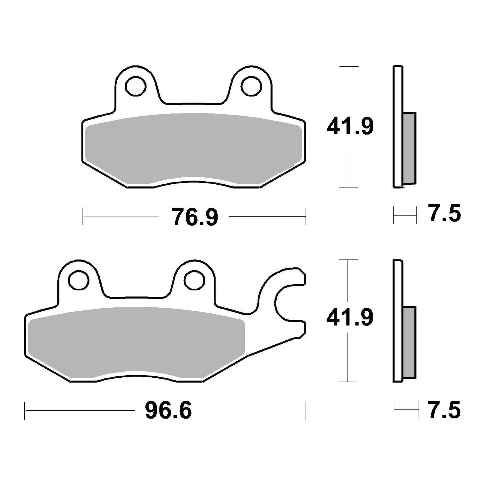 Brembo Prime Brake Pad Sinter Front 07KA31SA - Image 2