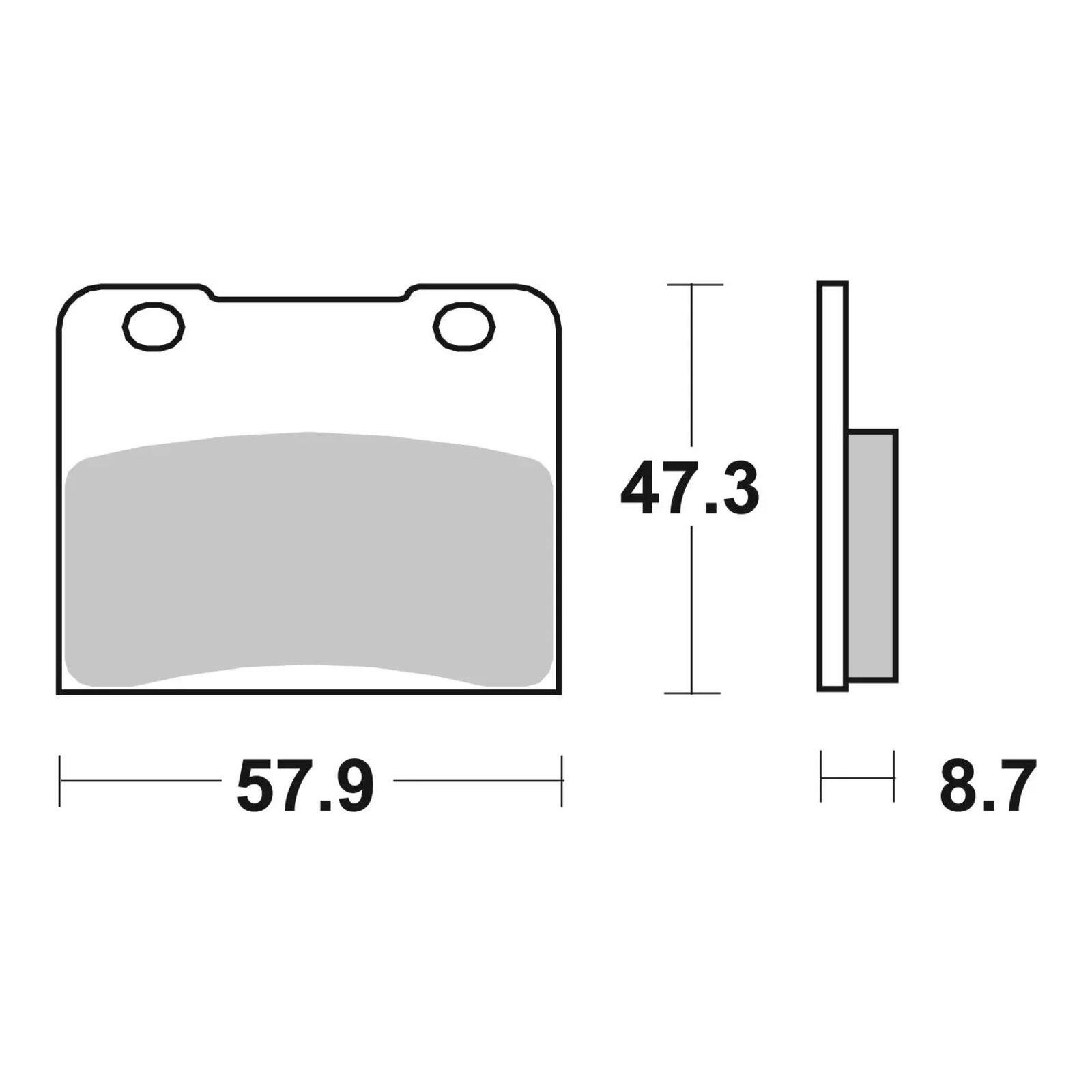 Brembo Prime Brake Pad Carbon Ceramic Front 07SU0707 - Image 3