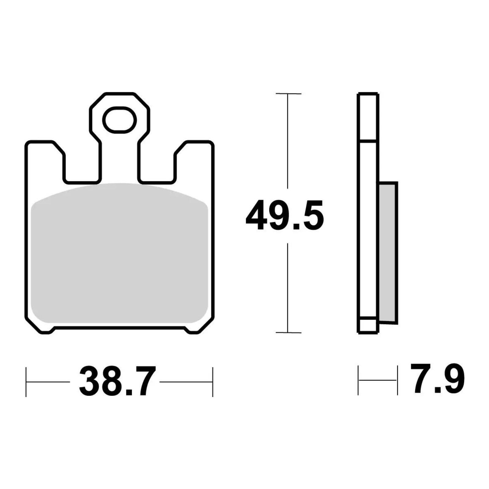 Brembo Prime Brake Pad Sinter Front 07SU26SA - Image 3