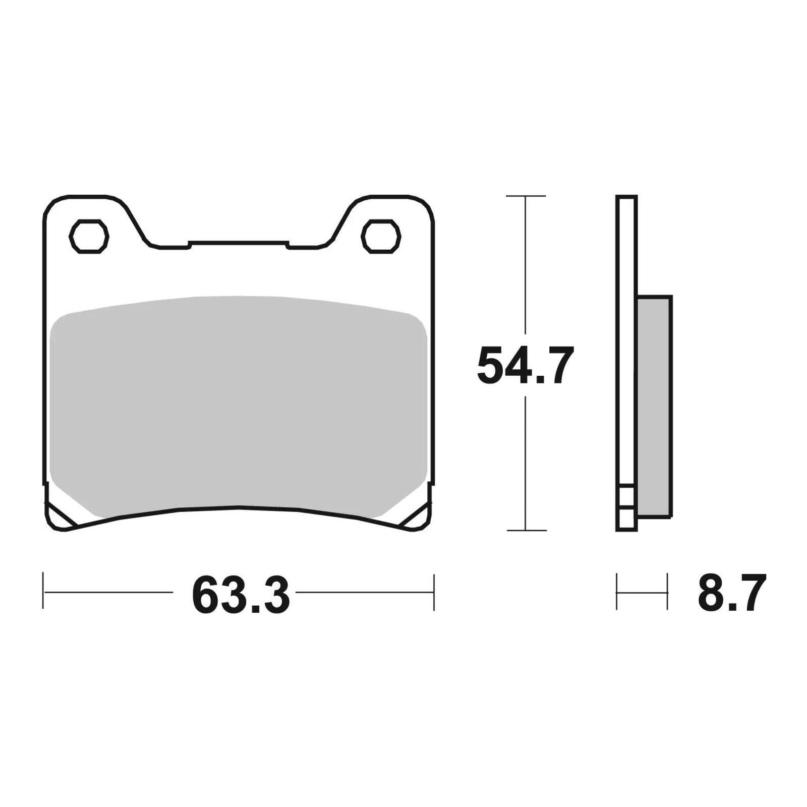 Brembo Prime Brake Pad Sinter Front 07YA11SA - Image 2