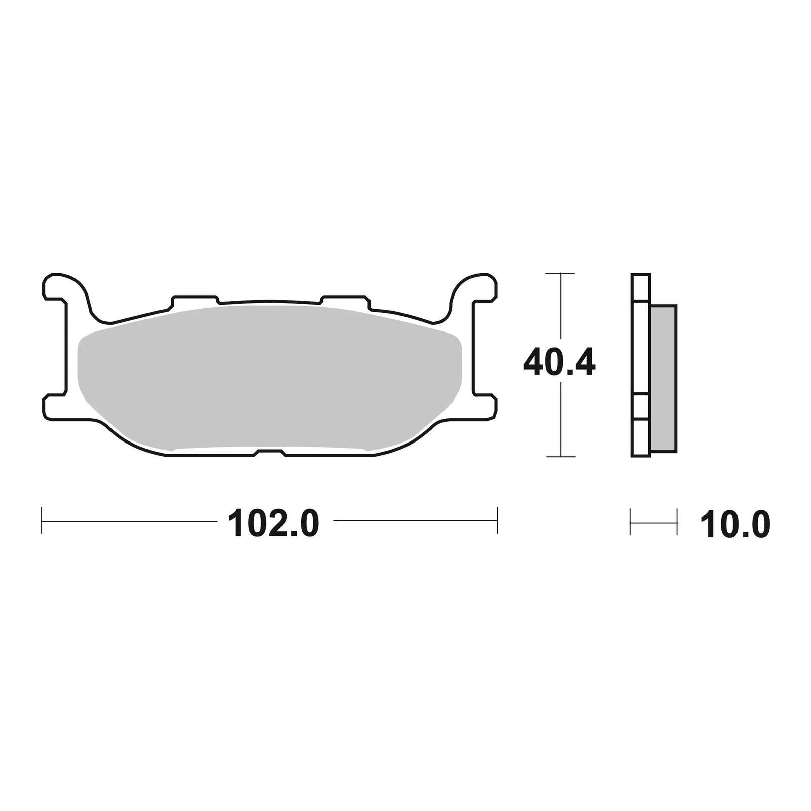 Brembo Prime Brake Pad Sinter Front 07YA27SA - Image 2