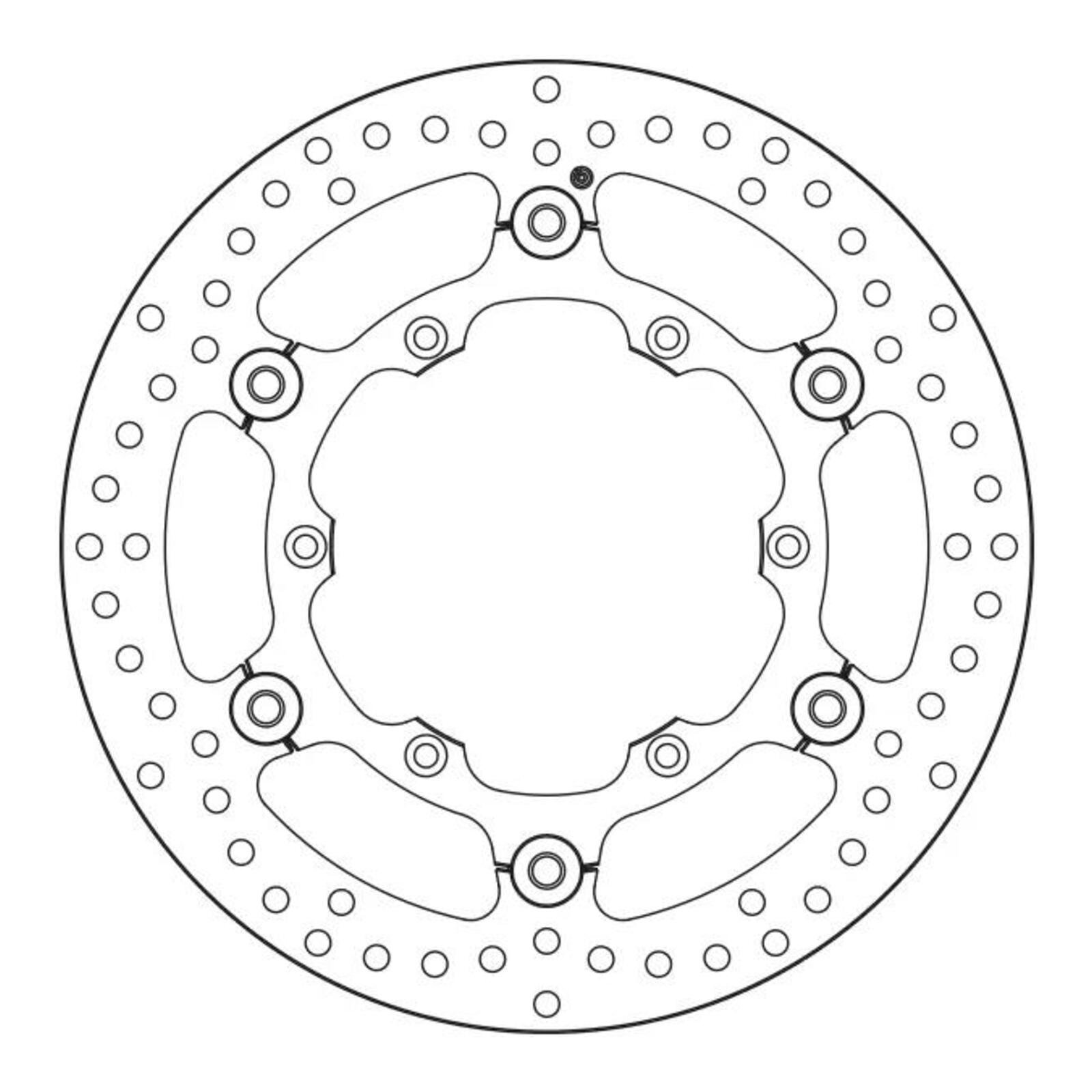 Brembo Prime Brake Disc Serie Oro Front 78B40848 - Image 2