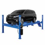 Forward Lift CRA14-EL 14,000 LB. ALI Certified Alignment Four-Post Lift + Rolling Jacks - 215” Max Wheelbase