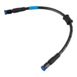 WMP Premade Brake Line - 1100mm - (Dark Smoke)