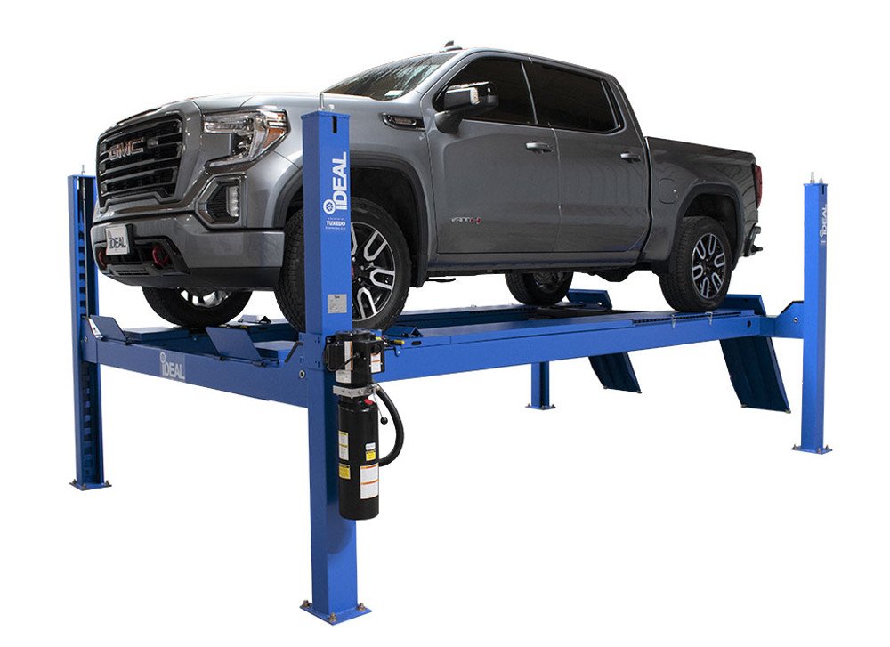iDeal FP14KAC-X 14,000 lb Cable Driven Closed Front 4 Post Alignment Lift