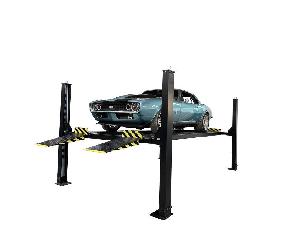 GA9K-DX-XLT 9,000 lb Deluxe Storage Lift Extended Length / Height with Poly Casters, Drip Trays, Jack Tray - Image 2