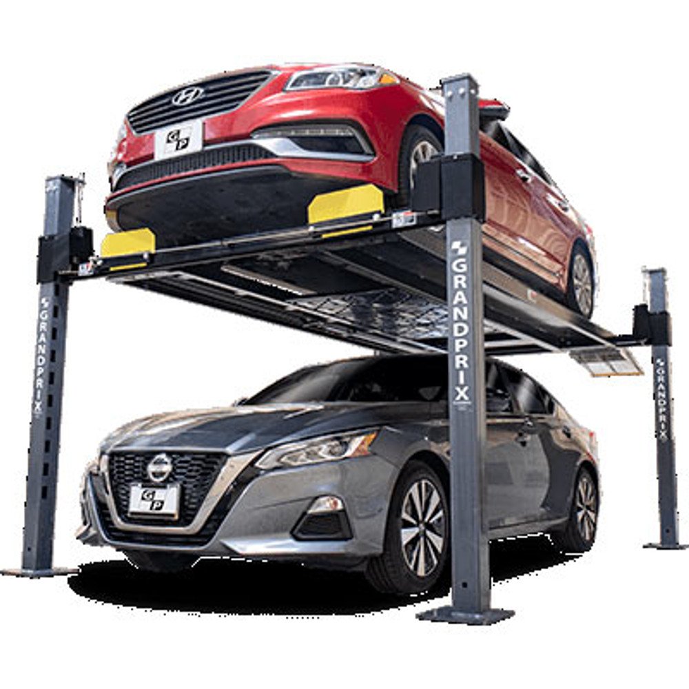 BendPak GP-9F GrandPrix Series 9,000 Lb. ALI Certified 4-Post / Includes Caster Kit, Drip Trays, Mobile Jack Tray, Aluminum Ramps