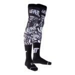 Leatt 2025 Knee Brace Socks - Black / White