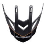 LS2 MX436 Pioneer Peak Element - Matte Titanium / Orange
