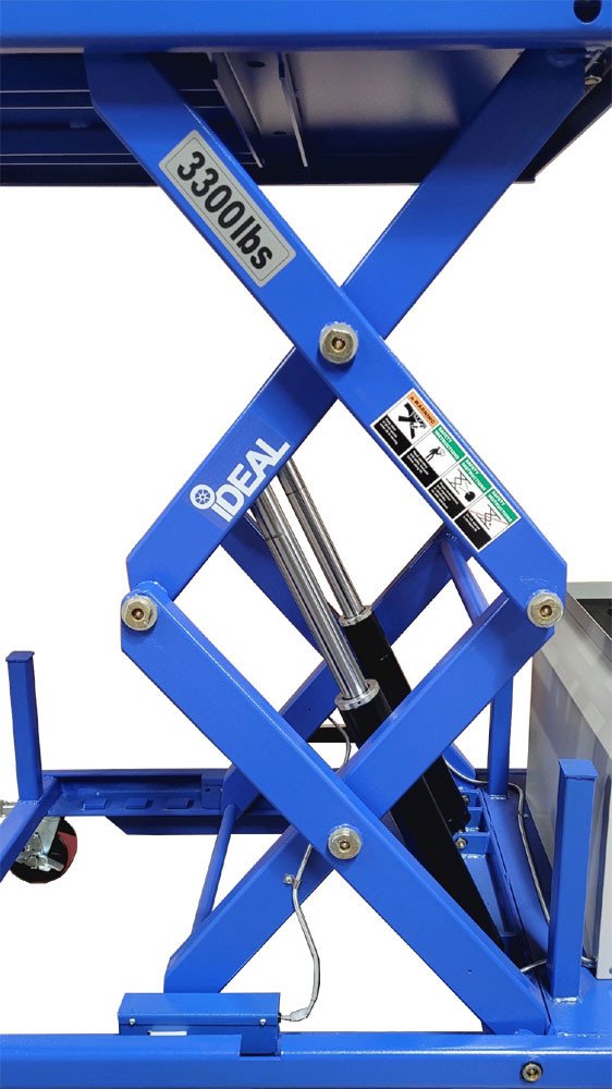 iDeal LT-EV3300DC-X 3,300 lb. Capacity Electric-Hydraulic EV/Hybrid Component Lift Table - Image 4