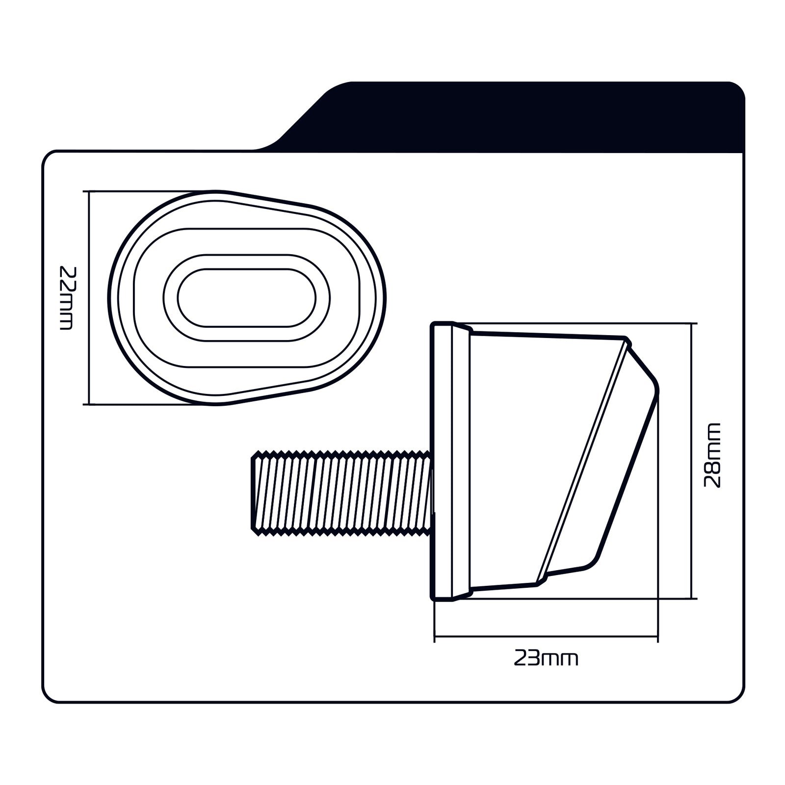 Oxford Dark Eye Micro Indicator Flush Fit - Image 8