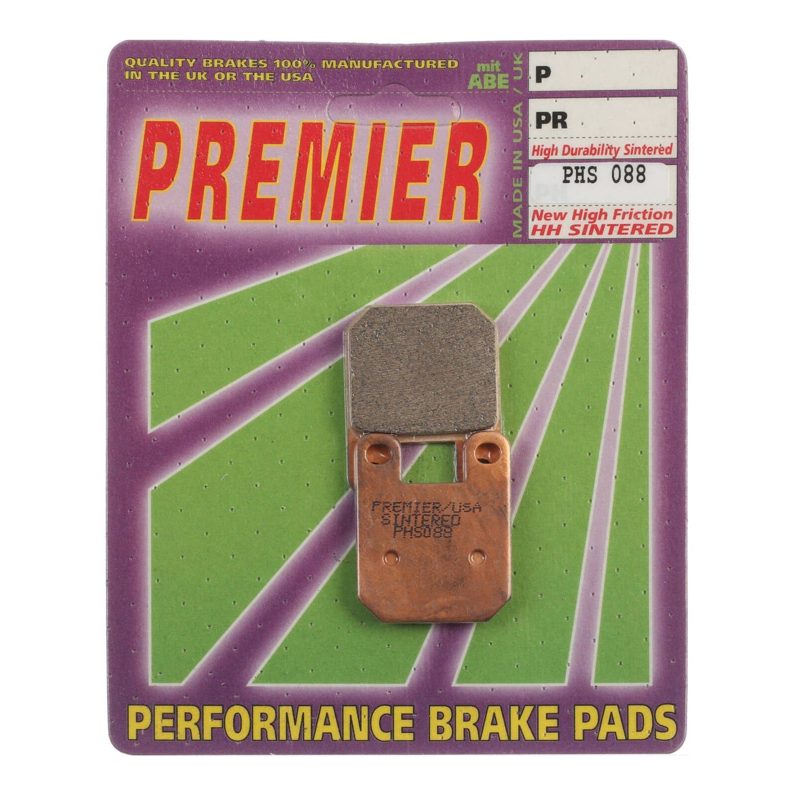 Premier Brake Pads - PH Street Sintered (GF008S3)