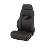 Recaro Orthoped Seat - Leather Black / Leather Black - Grey Logo - Driver