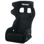 Recaro P 1300 GT Seat - Velour Black / White Logo