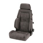 Recaro Expert S Seat - Leather Grey / Grey Artista - Black Logo