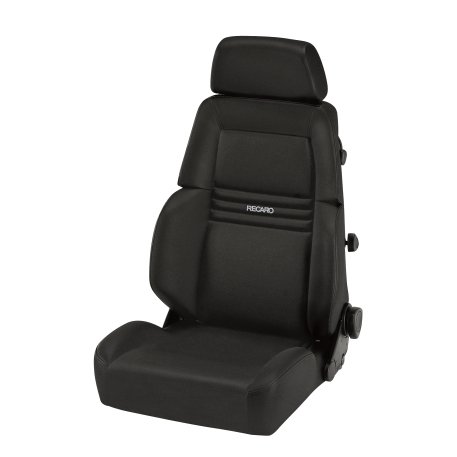 Recaro Expert M Seat - Black Nardo / Black Nardo - Silver Logo