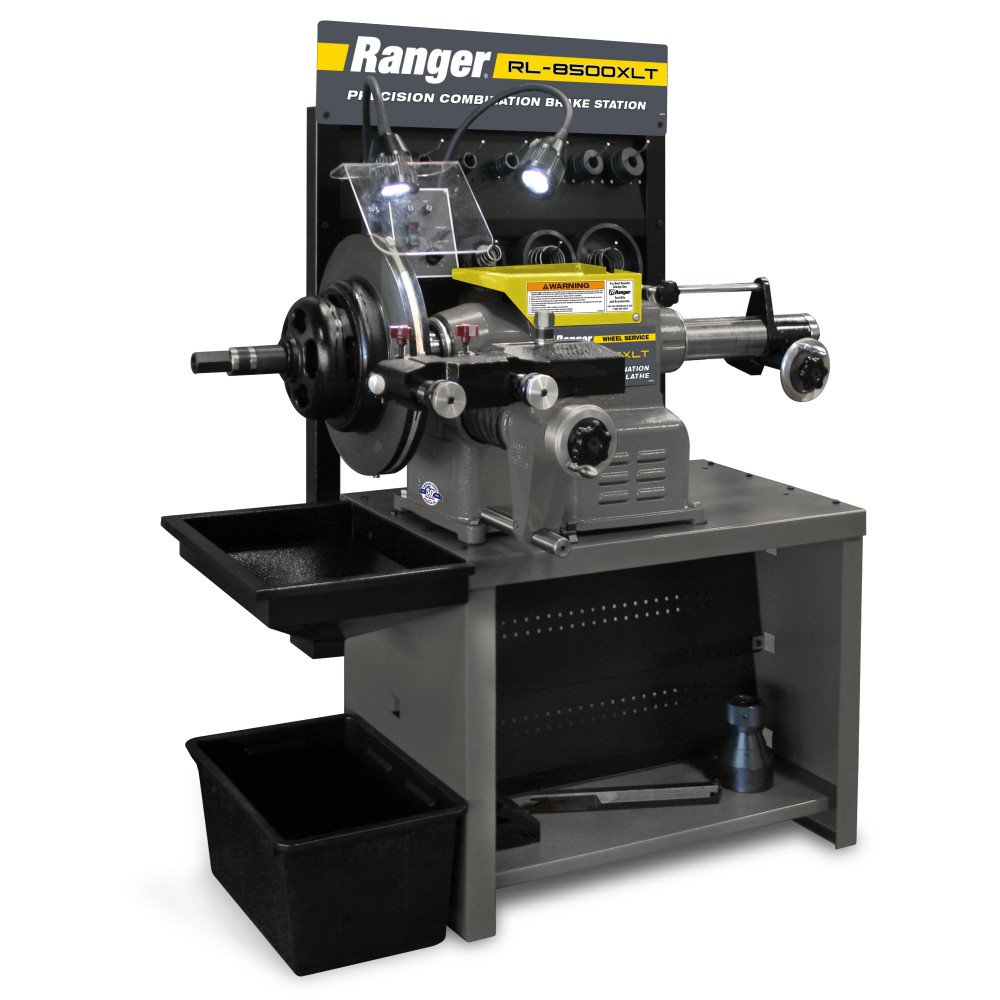 Ranger RL-8500XLT Heavy-Duty Combination Brake Lathe with Bench and Standard Tooling