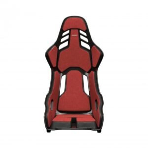 Recaro Podium CF M Seat (Medium / Right Hand) - Alcantara Red / Black Leather