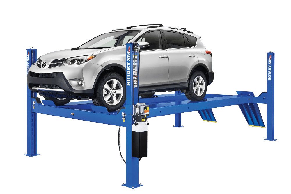 Rotary SM14 14,000 lb ALI Certified Four-Post Closed-Front Lift