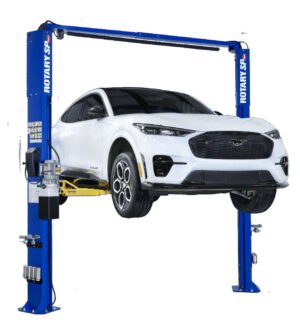 Rotary SPOA10-AV 10,000 lb. ALI Certified Two-Post Asymmetric Lift | All-Vehicle Lift Arms