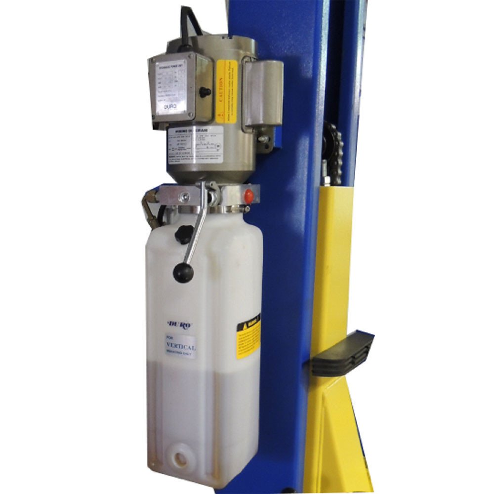 Tuxedo TP9KACX 9,000 lb 2 Post Asymmetric Clear Floor Car Lift - Image 7