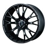 WedsSport SA-20R Wheel (Face F) - 19x8.5 / Offset +38 / 5x114.3 (Metal Black)