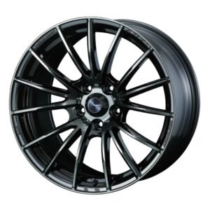 WedsSport SA-35R Wheel (Face FR) - 17x7.5 / Offset +45 / 5x114.3 (Weds Black Clear)
