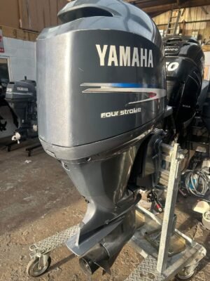 2003 YAMAHA 150HP 4 STROKE EFI LONG SHAFT 20" OUTBOARD SERVICED REMOTES & GAUGES