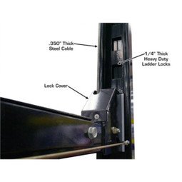 Atlas Garage PRO8000EXT-L Extra Tall/Extra Long Portable Hobbyist 8,000 lb. Capacity 4-Post Lift - Image 2