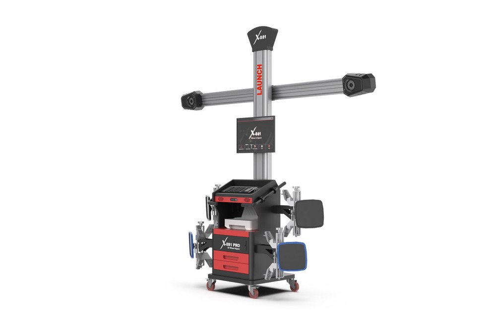 Launch Tech AUA X-881 PRO Professional Mobile 3D Wheel Aligner - Image 4