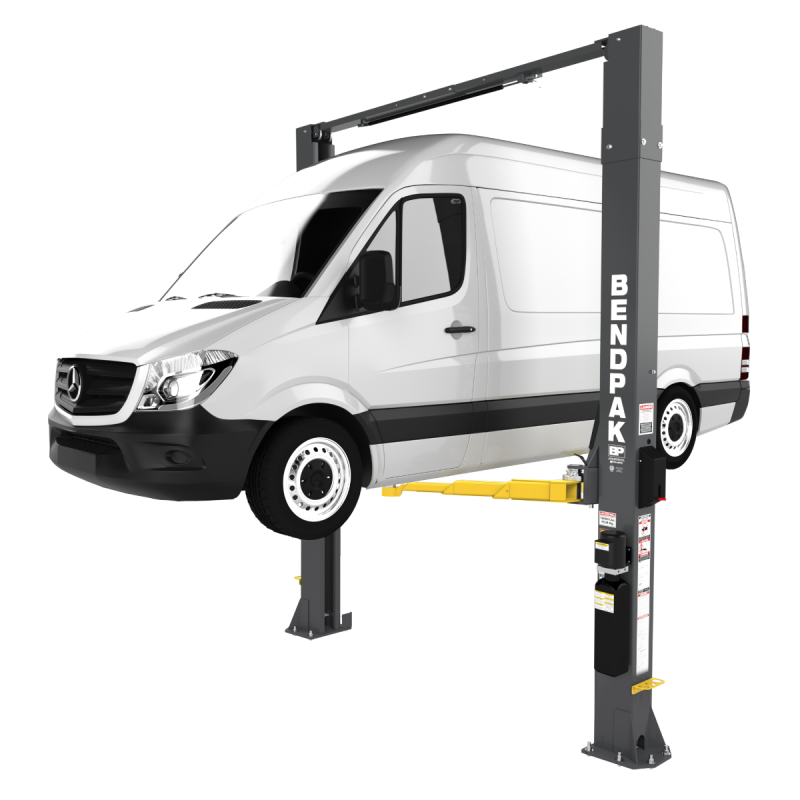 BendPak 10AP-168 Two-Post Lift 10,000‐lb. Capacity / Adaptable Clearfloor / Adjustable Width / Screw Pads / 168” Overall Height