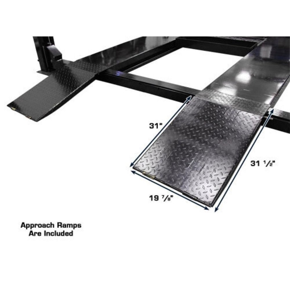 Atlas PRO9000 4 Post Lift + RJ35 Sliding Jacks Combo - Image 3