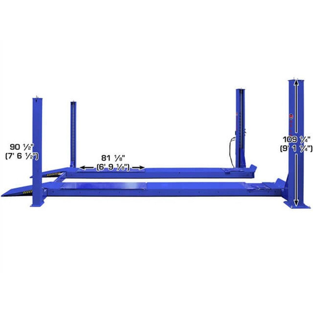 Atlas Platinum PVL14OF-EXT ALI Certified Open Front Alignment 14,000 lb. 4-Post Lift - Image 6