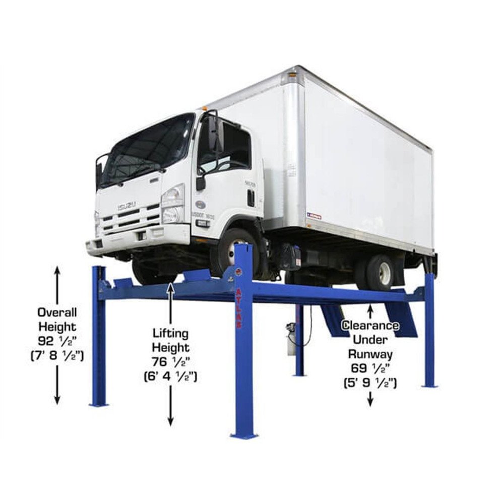 Atlas Platinum PVL14 4-Post Lift + RJ7000 Rolling Jacks ALI Certified Combo - Image 5