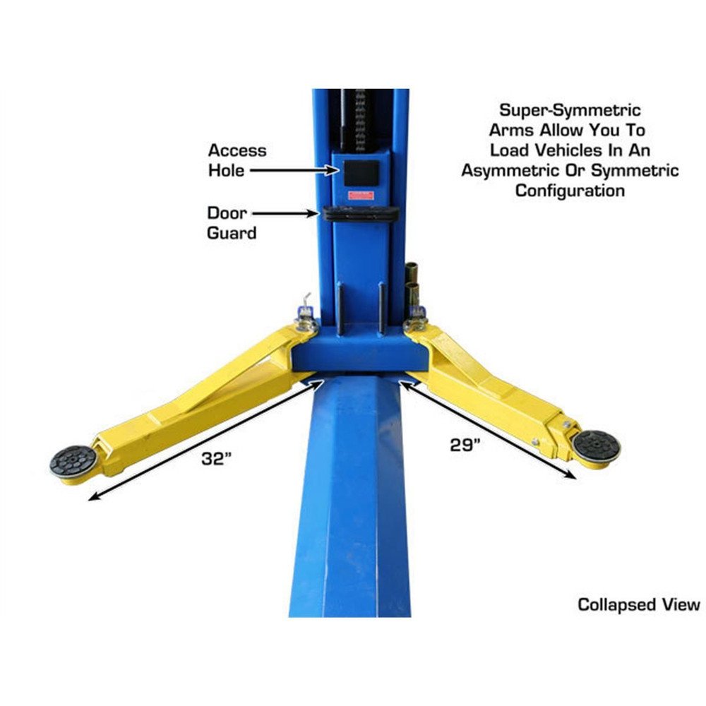 Atlas 9OHSC Overhead 9,000 lb. Capacity 2-Post Lift - Image 4