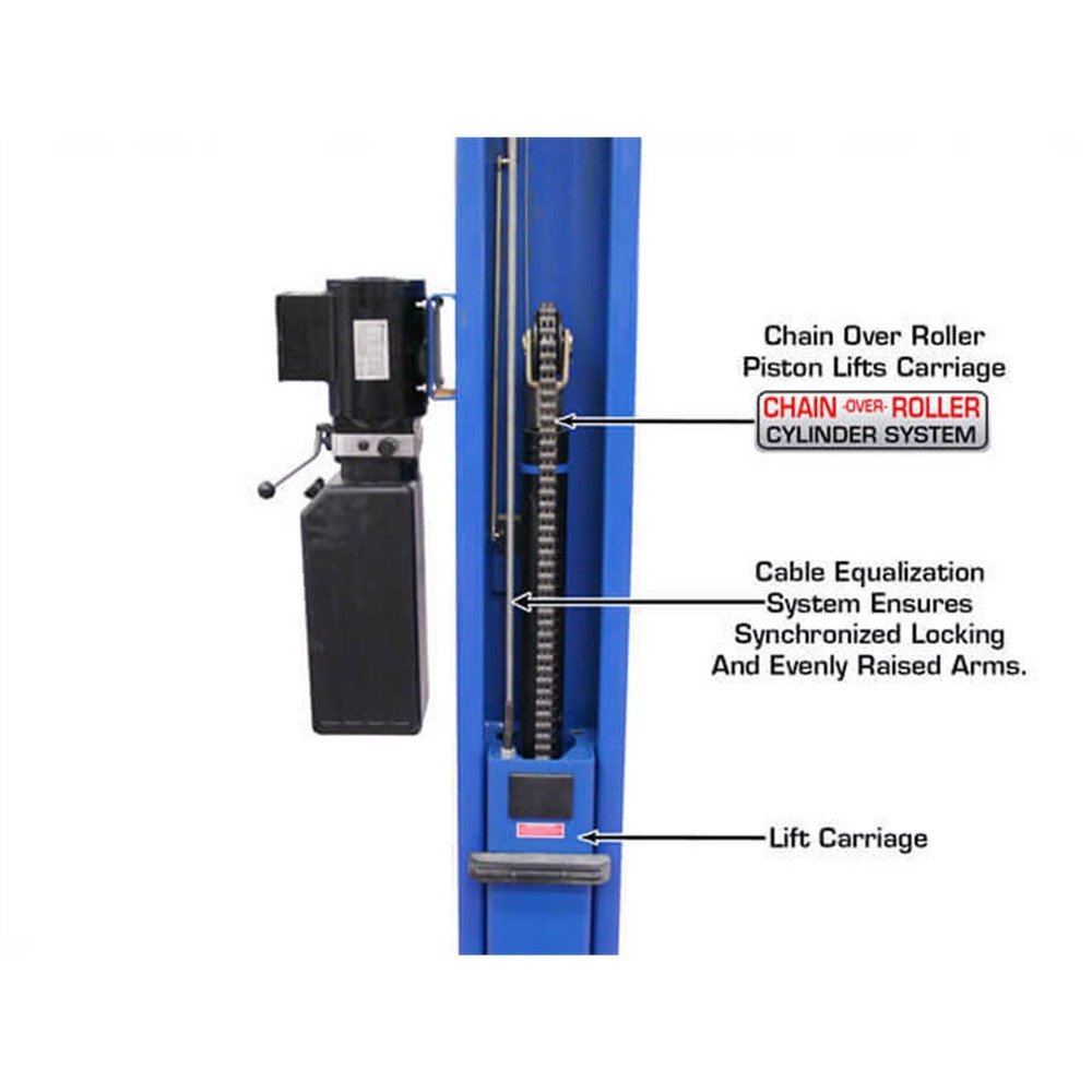 Atlas 9OHSC Overhead 9,000 lb. Capacity 2-Post Lift - Image 10