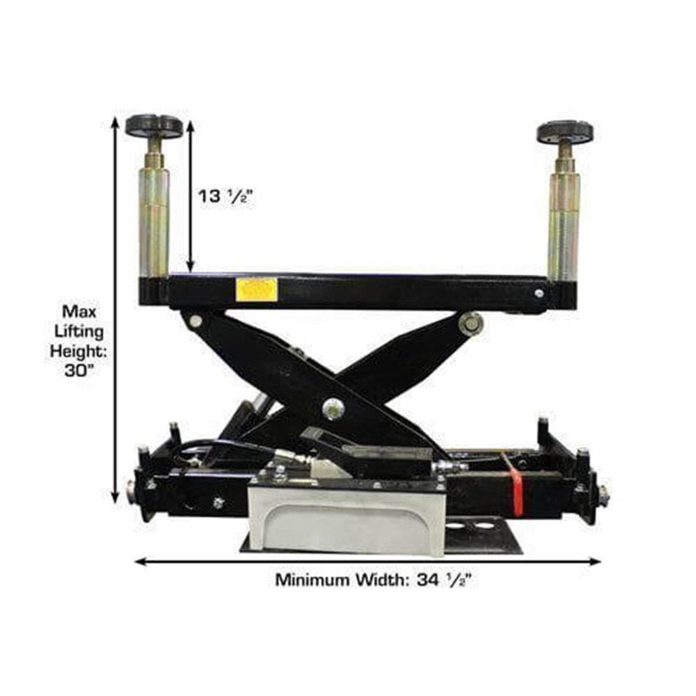 Atlas PX16A Scissor Alignment Lift and RJ8 Rolling Jacks Combo - Image 8