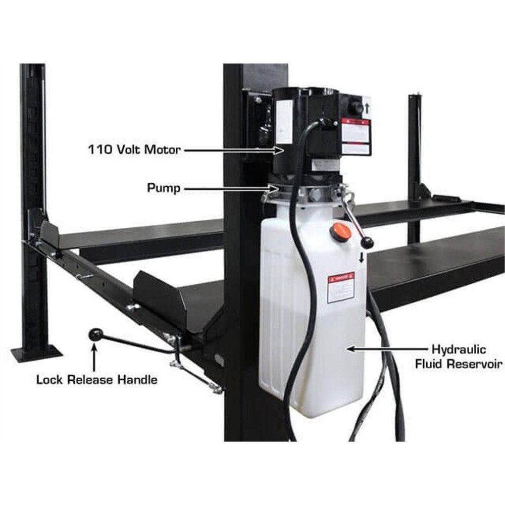 Atlas Apex 8 ALI Certified Hobbyist 8,000 lb. Capacity 4-Post Lift - Image 10