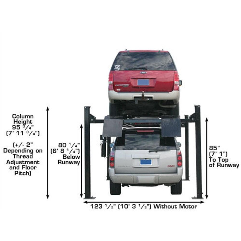 Atlas PRO9000 4 Post Lift + RJ6 Rolling Jacks Combo - Image 12