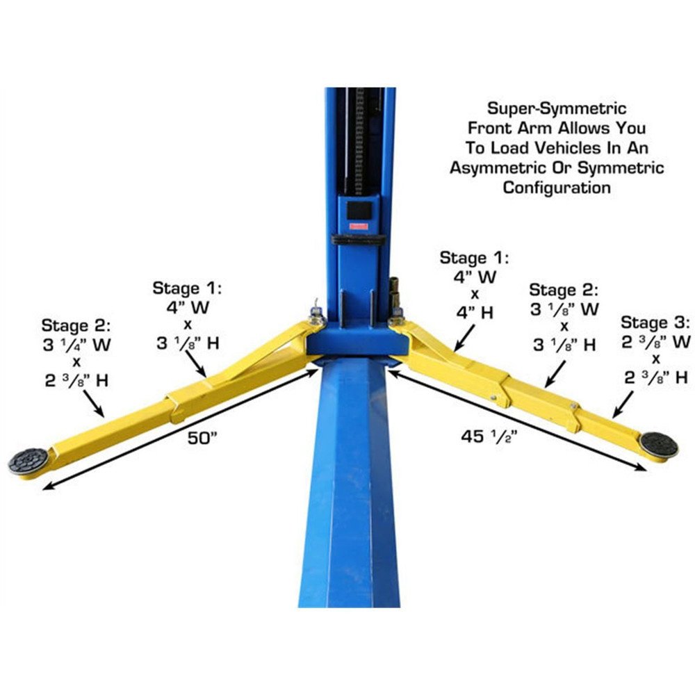 Atlas 9OHSC Overhead 9,000 lb. Capacity 2-Post Lift - Image 14