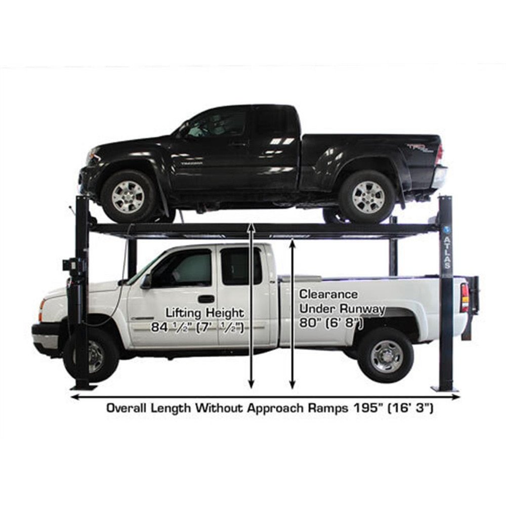 Atlas Garage PRO8000EXT-L Extra Tall/Extra Long Portable Hobbyist 8,000 lb. Capacity 4-Post Lift - Image 14